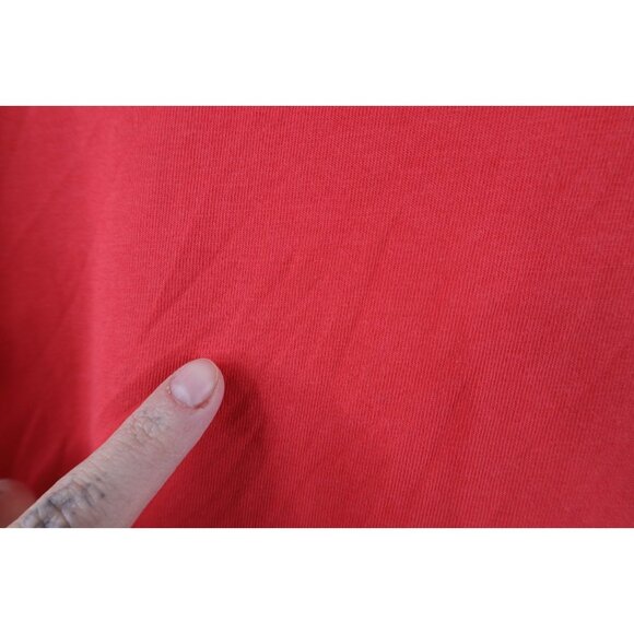 Vintage Y2K Nike Womens XL Travis Scott Center Swoosh Short Sleeve T-Shirt Pink - Picture 15 of 16